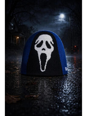 👻SUPREME NEW ERA GHOSTFACE SCREAM SS26 BLUE BEENIE NWT BRAND NEW READY TO SHIP